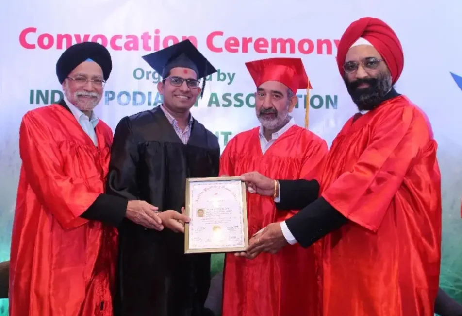 Podiatry Convocation Ceremony Award Delhi